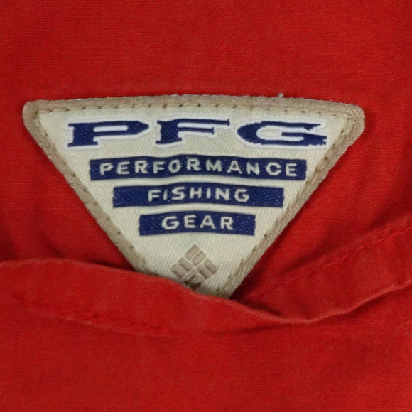 Columbia Salmon PFG Button up Fishing Shirt Large - Picture 6 of 7